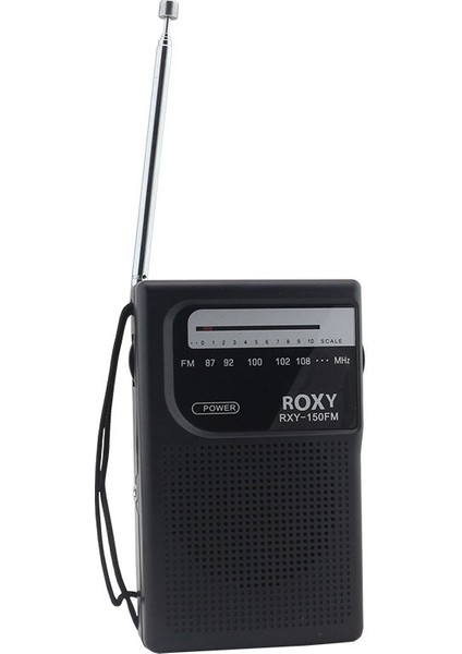 RXY-150 Cep Tipi Pil ile Çalışan Mini Fm Radyo - Deprem Çantası - Pilli Radyo- Çoban Radyosu