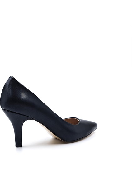 Kadın Klasik Topuklu Siyah Stiletto Ayakkabı modelleri