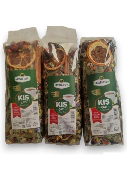 Mesiri Şifa Karışık Bitki Kış Çay 3 Paket 3X200GR