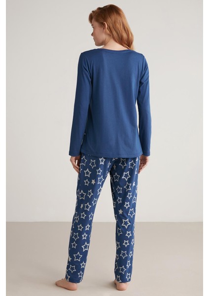 Uzun Kol Kadın Pijama Takım W619 modelleri