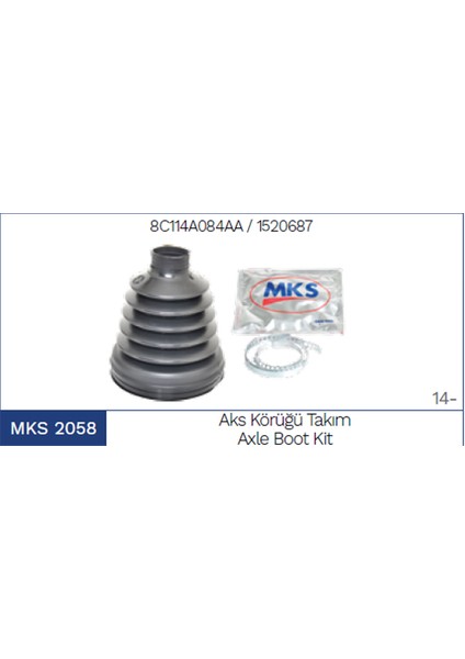 Aks Körüğü Dış Takım Ford Transit V363-CUSTOM 2014