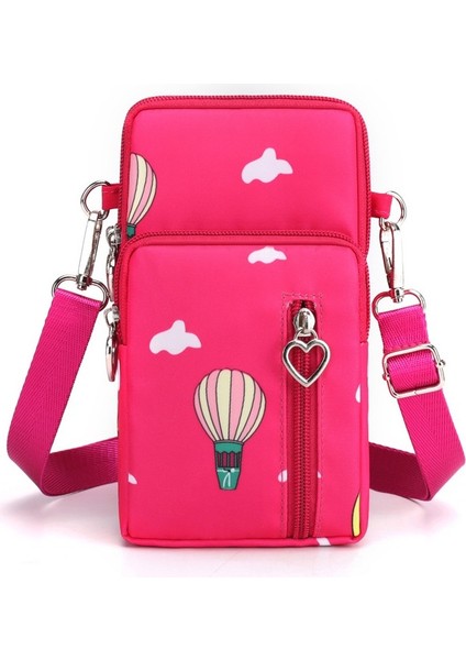 Heers Yeni Cep Telefonu Çantası Kadın Messenger Çantası Asılı Boyun Para Çantası Dikey Çantası Yeni All-Mwatch Mini Küçük Crossbody Bag (Yurt Dışından)