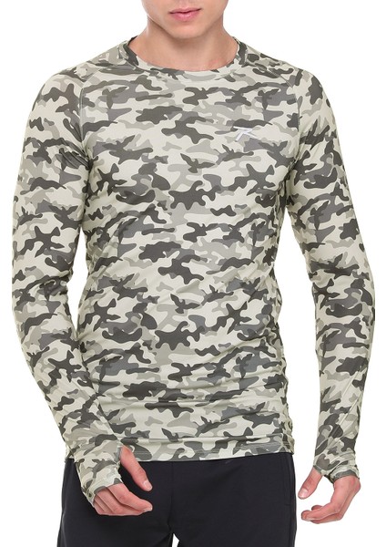 Uzun Kollu T-Shirt Evoco Haki