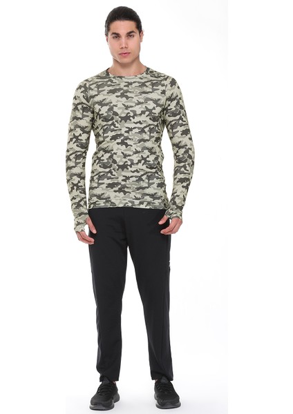 Uzun Kollu T-Shirt Evoco Haki fırsatları