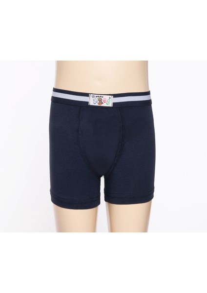 Yıldız 6'lı Erkek Çocuk Pamuk Likralı Boxer Q400