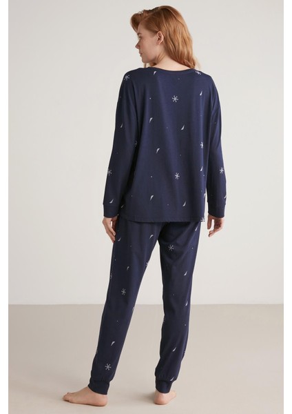 Uzun Kol Kadın Pijama Takım W621 modelleri