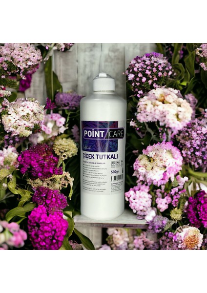 Point Şeffaf Çiçek Tutkalı, 500 Gr. Hobi Yapıştırıcı Pva Polimer Tutkalı