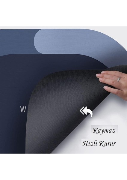 Çabuk Kuruyan Dikdörtgen Emici Duş Mat Banyo Halısı Kaymaz Giriş Paspas Nappa Deri Zemin Banyo Paspas (GRİ 60X40) modelleri