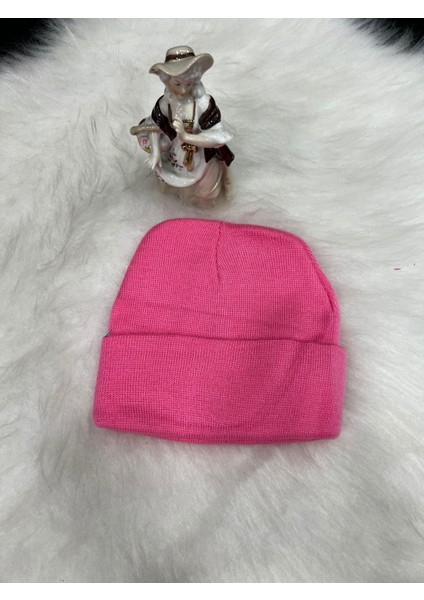 Unisex Kışlık Bere Pembe
