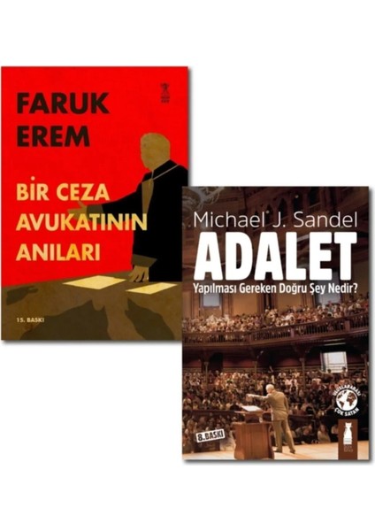 Adalet Yapılması Gereken Doğru Şey Nedir? - Bir Ceza Avukatının Anıları 2 Kitap