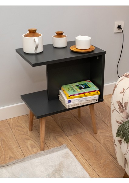 Yan Sehpa - Salon - Oturma Odası Zigon SEHPA-Antrasit