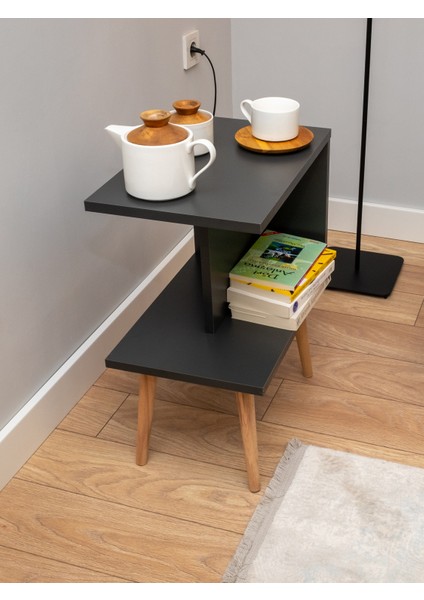 Yan Sehpa - Salon - Oturma Odası Zigon SEHPA-Antrasit fiyatları