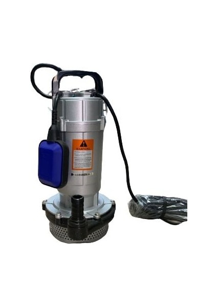 QDX40-7-1.1 1 Hp 10 Mt. Kablolu Alüminyum Gövdeli Açık Vortex Fanlı Dalgıç Drenaj Pompası