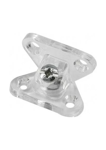 Şeffaf Çektirme Açılı Kelebek Bağlantı 25'li