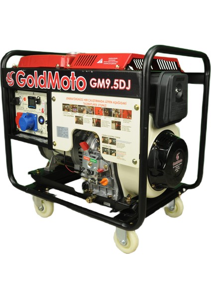 Gm9.5dj 8.7 Kva Monofaze Marşlı Dizel Jeneratör