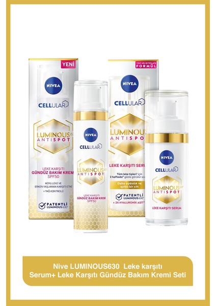 Nıvea LUMINOUS630 Leke Karşıtı Cilt bakım seti