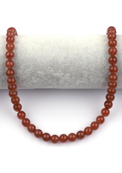 Çilek Kuvars Doğal Taş Dizi 8 mm Küre Kesim fiyatları