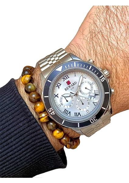 Çelik Roma Rakamlı Fonksiyonları Aktif Takvimli Wip Erkek Kol Saat+Bileklik fiyatları