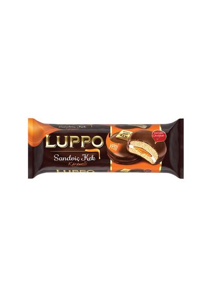 ( 3 Adet ) Luppo Sandviç Kek Karamelli 182 gr