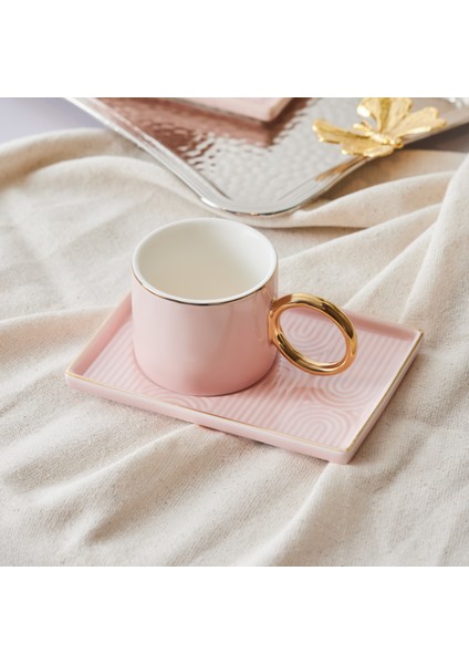 Soho Pembe 2 Kişilik Kahve Fincan Takımı 80 ml