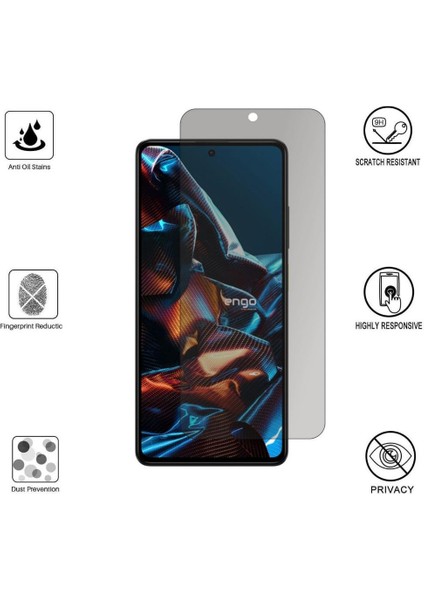 Xiaomi Poco X5 Pro Ile Uyumlu Hayalet Ekran Koruyucu Şeffaf