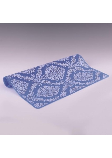 Silikon Hamur Açmasilpatı Desenli Mavi