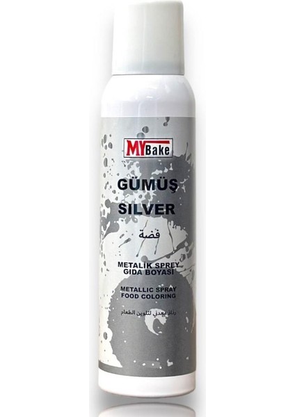 Boya Sprey 250 ml Gümüş My Bake