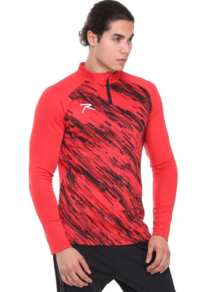 Erkek Yarım Fermuarlı Sweatshirt Dıgnus Kırmızı fiyatları