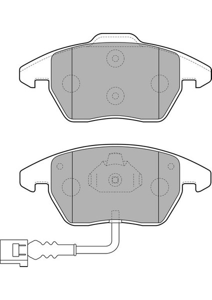 Ön Balata Fişli Caddy Iıı 04 Golf Iv V Vı 97 Jetta Passat 05 Polo 09 Octavıa 04
