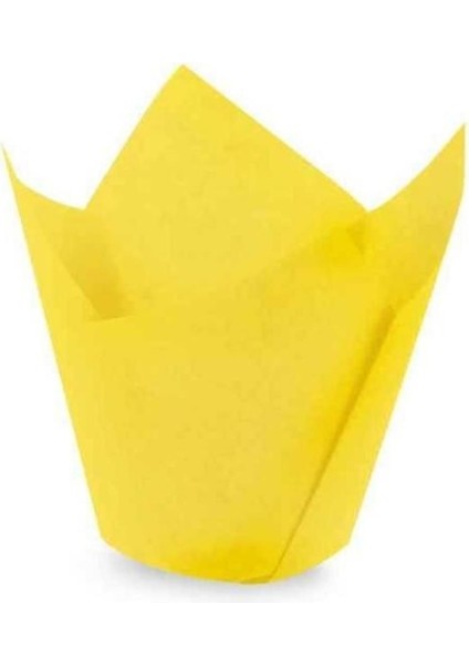 Tulip Kek Kalıbı Sarı 200'LÜ