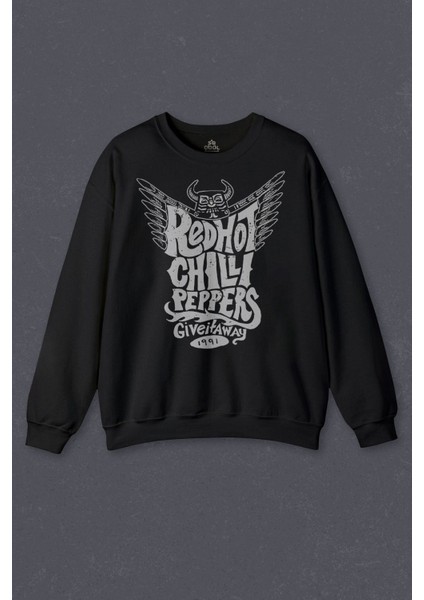 Sweatshirt Red Hot Rhcp Rock Müzik Music Baskılı Sweat