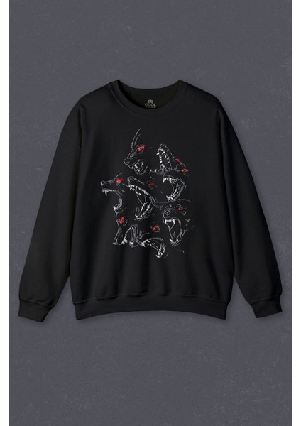 Sweatshirt Dog Resist Köpek Baskılı Sweat