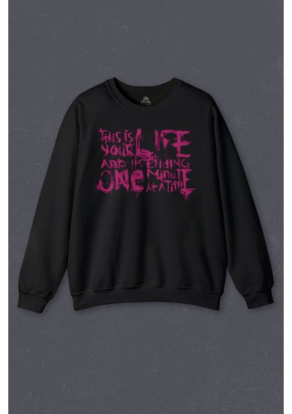 Sweatshirt Fight Club This Is Your Life Tyler Durden Dövüş Kulübü Baskılı Sweat