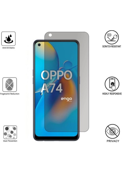 Oppo A74 Ile Uyumlu Hayalet Ekran Koruyucu Şeffaf