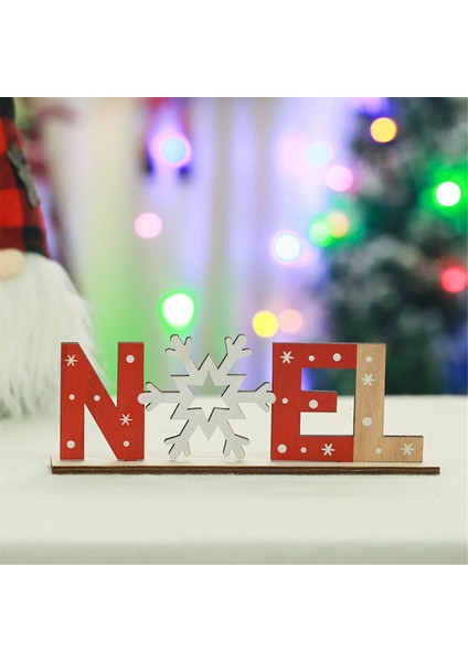 Noel Mektup Kartı Masa Plaketi Noel Kardan Adam-Masa Tabelası (Yurt Dışından)