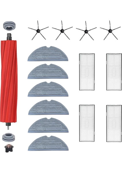 Roborock S7 Için Rulo Fırça Bez Filtre Yan Fırça Aksesuarları (Yurt Dışından)
