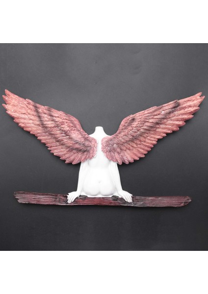 Oturma Odası Yatak Odası Için Melek Sanat Heykel Duvar Dekorasyonu 3D Heykeli (Yurt Dışından) indirimleri