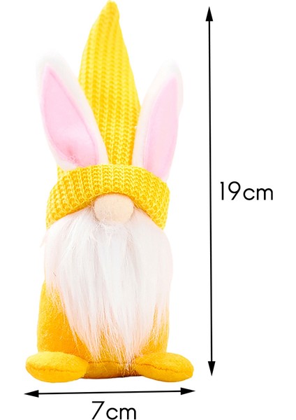 Adet El Yapımı Paskalya Tavşanı Gnome Isveç Peluş Iskandinav Tomte (Yurt Dışından)