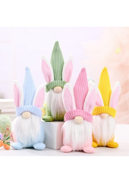 Adet El Yapımı Paskalya Tavşanı Gnome Isveç Peluş Iskandinav Tomte (Yurt Dışından)