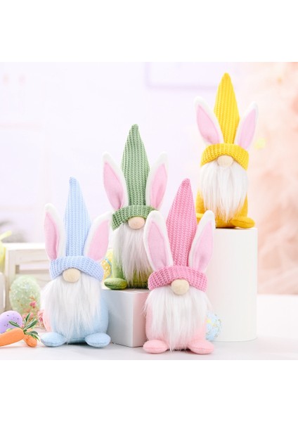 Adet El Yapımı Paskalya Tavşanı Gnome Isveç Peluş Iskandinav Tomte (Yurt Dışından)