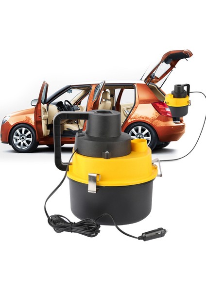 Araba Çok Fonksiyonlu Elektrikli Süpürge Taşınabilir Elektrikli Süpürge Islak ve Kuru (Yurt Dışından)