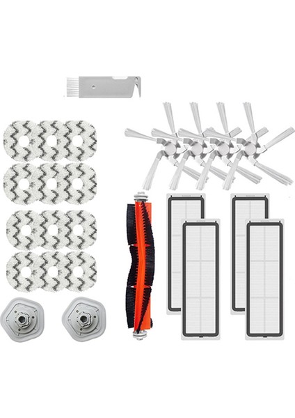 Filtre Ana Yan Fırça W10 Pro Yedek Robot Süpürge Parçaları (Yurt Dışından) modelleri