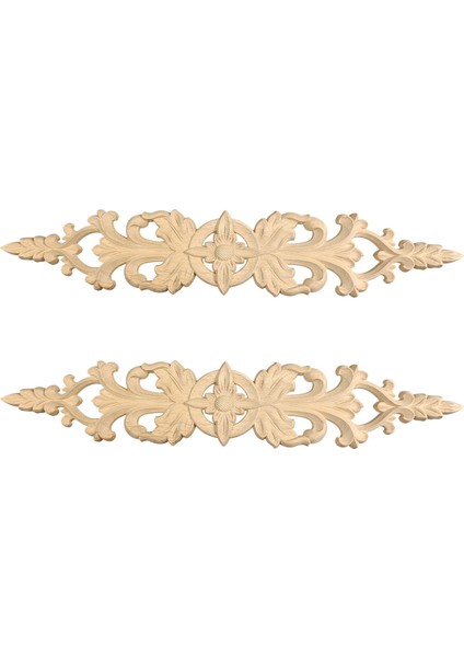 33CMX6CM Ahşap Oyma Çıkartması Şerit Köşe Aplikler (Yurt Dışından)