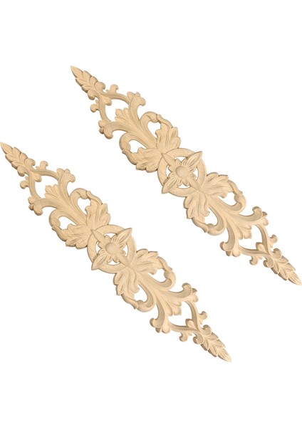 33CMX6CM Ahşap Oyma Çıkartması Şerit Köşe Aplikler (Yurt Dışından)