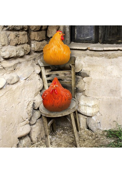 Klip Merdiven Tavuk Pastoral Tavuk Reçine Süsler, Tavuk Reçine El Sanatları, D (Yurt Dışından)