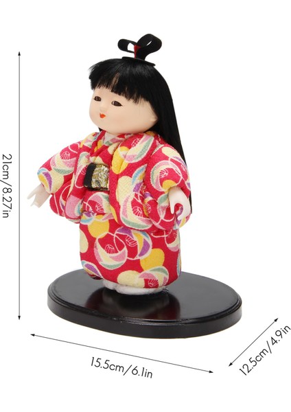 Heartrace 25 cm El Yapımı Bebek Japon Hinamatsuri Koleksiyon D (Yurt Dışından)