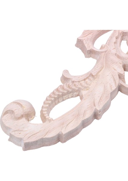 1 x Kauçuk Ahşap Meşe Oyma Köşe Onlay Aplike Türü:5 BOYUT:45*12CM (Yurt Dışından)