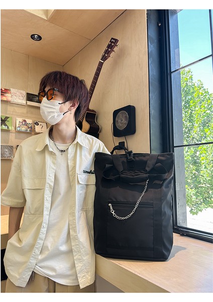 Yeni Eğlence Seyahat Sırt Çantası Erkek Taşınabilir Omuz Moda Moda Sırt Çantası Üniversite Öğrencisi Kişilik Okul Çantası Niş (Yurt Dışından) modelleri