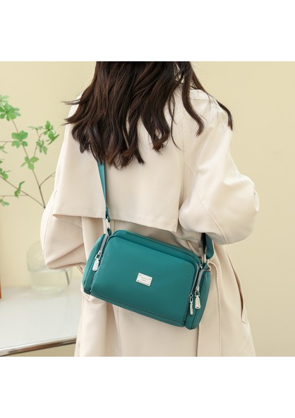 Kadınlar Için Küçük Çanta 2022 Yeni Stil Rahat Moda Basit Düz Renk Moda Küçük Kare Çanta Kadın Omuzdan Askili Çanta Crossbody Çanta (Yurt Dışından)