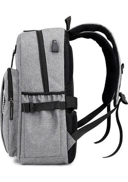 Rahat Sırt Çantası Erkek Su Geçirmez Bilgisayar Sırt Çantası Erkek Büyük Kapasiteli Seyahat Çantası Oxford Kumaş Öğrenci Okul Çantası (Yurt Dışından) fiyatları